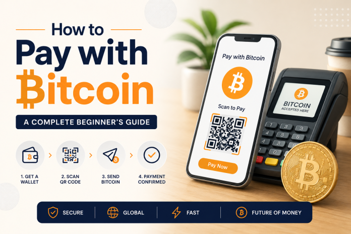 How to pay with bitcoin at Express Highs?